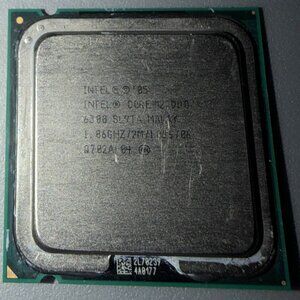INTEL Pentium Core 2 Duo E6300 SL9TA 1.86GHZ **Untested**